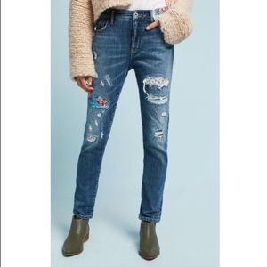 Anthropologie Slim Boyfriend Jeans